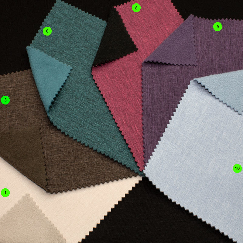 Softshell melange 03 dunkelbraun