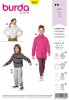 Burda Schnittmuster Kinder Pullover + Hose Gr. 104 - 164