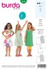 Burda Schnittmuster Kinder Kleid Gr. 110 - 140