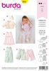 Burda Schnittmuster Baby Overall + Kleid + Jacke + Hose...