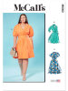 McCALLS Schnittmuster Damen Plus Kleid