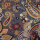 Jersey Viskose DIGI Druck Paisley ÖkoTex 01 taupe-ocker