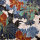 Viskose Krepp Lurex 02 blau-rotbraun