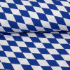 Tropical Druck Bayernraute 2 cm blau-weiß ÖkoTex