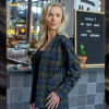 Modestoffe Romanit Jersey Karo  (Jacket) Öko-Tex