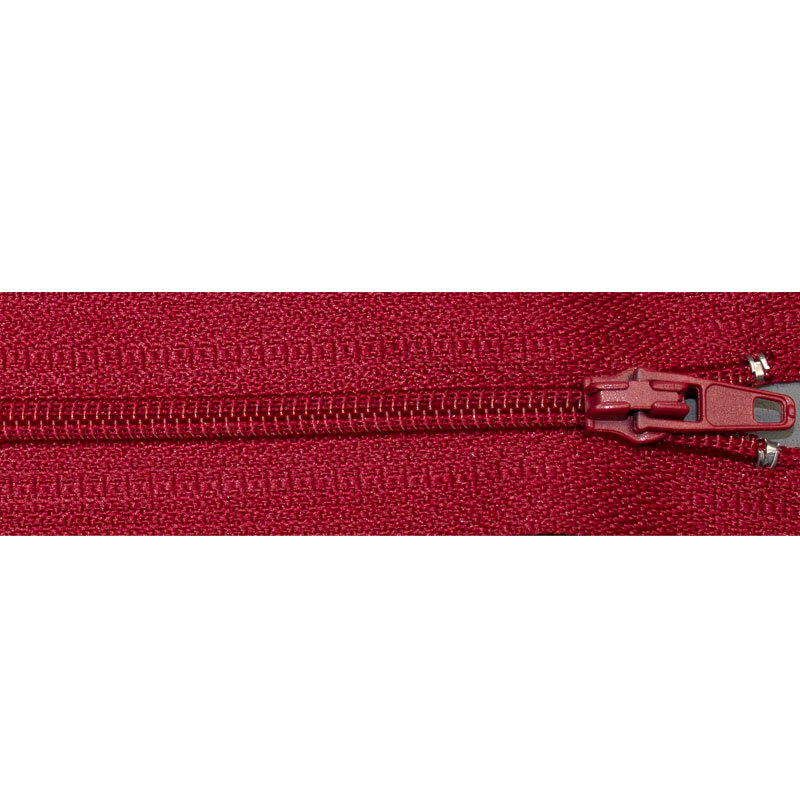 Reißverschluss Standard 3 mm nicht teilbar 20-172 dunkelrot