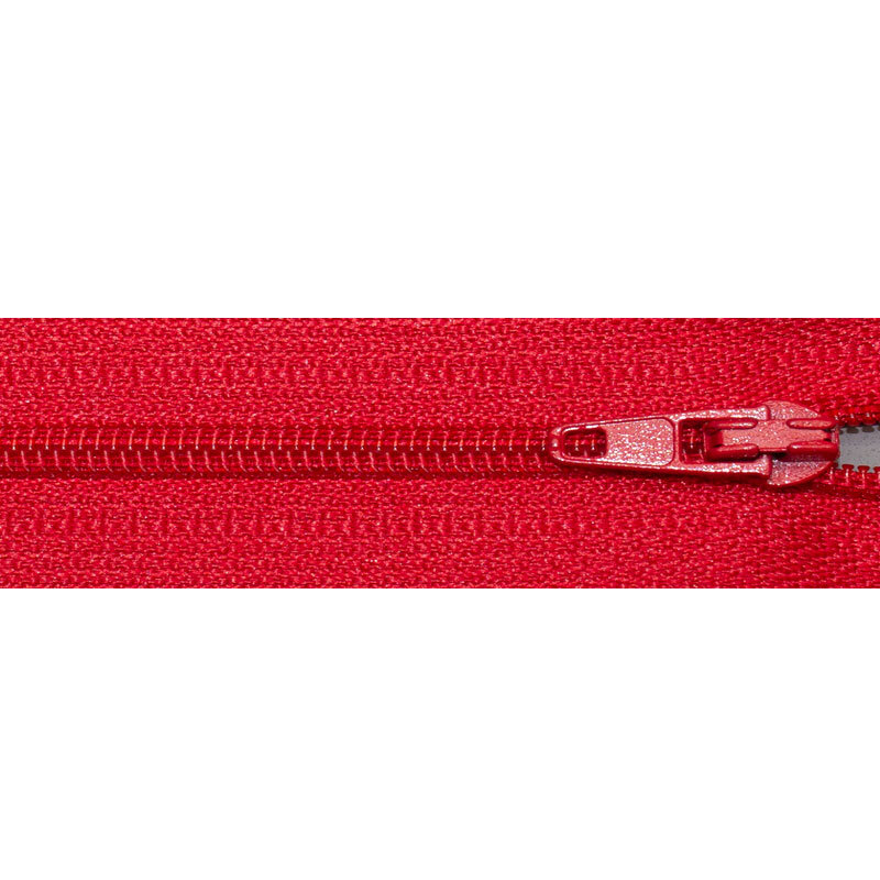 Reißverschluss Standard 3 mm nicht teilbar 20-736 rot