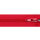 Reißverschluss Standard 3 mm nicht teilbar 20-736 rot