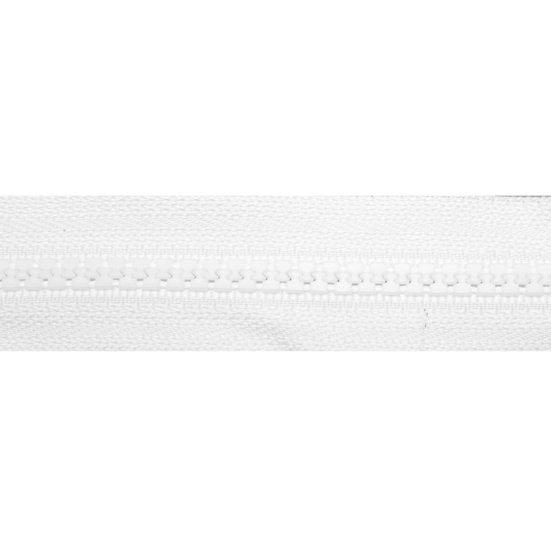 Reißverschluss Kunststoffzähne 6 mm teilbar 80-101 weiß