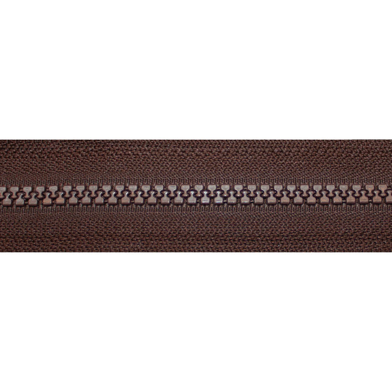 Reißverschluss Kunststoffzähne 6 mm teilbar 45-316 dunkelbraun