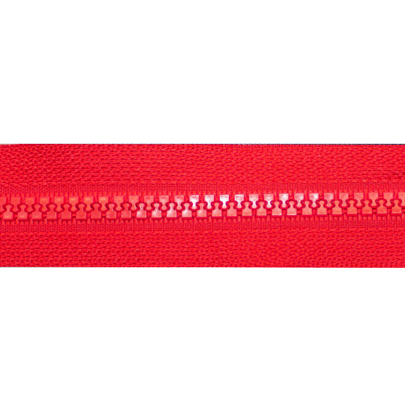 Reißverschluss Kunststoffzähne 6 mm teilbar 45-736 rot