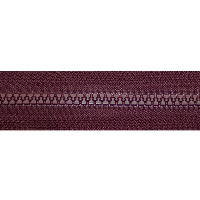 Reißverschluss Kunststoffzähne 6 mm teilbar 80-859 bordeaux