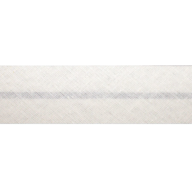 Baumwollschrägband 30 mm 266 weißbeige