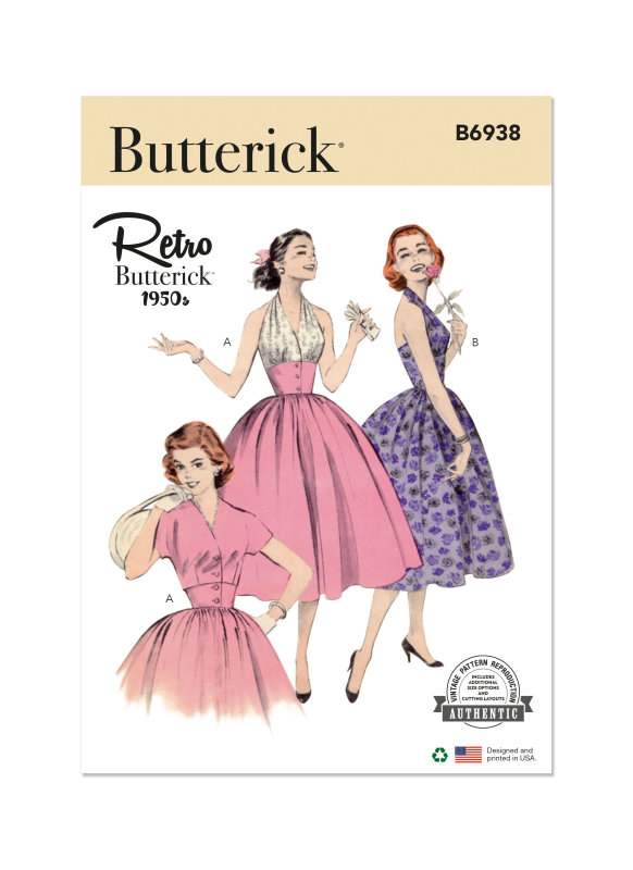 Butterick Schnittmuster Damen Kleid F5 42-50