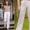 Modestoffe Elastische Gabardine beige (Hose) ÖkoTex