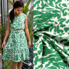 Modestoffe Viskose Popeline Animal grün (Kleid)