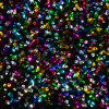Samt mit Pailletten - Konfetti 03 multicolor
