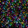 Samt mit Pailletten - Konfetti 03 multicolor