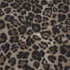 Jerseystoffe Leo Druck 02 braun-schwarz