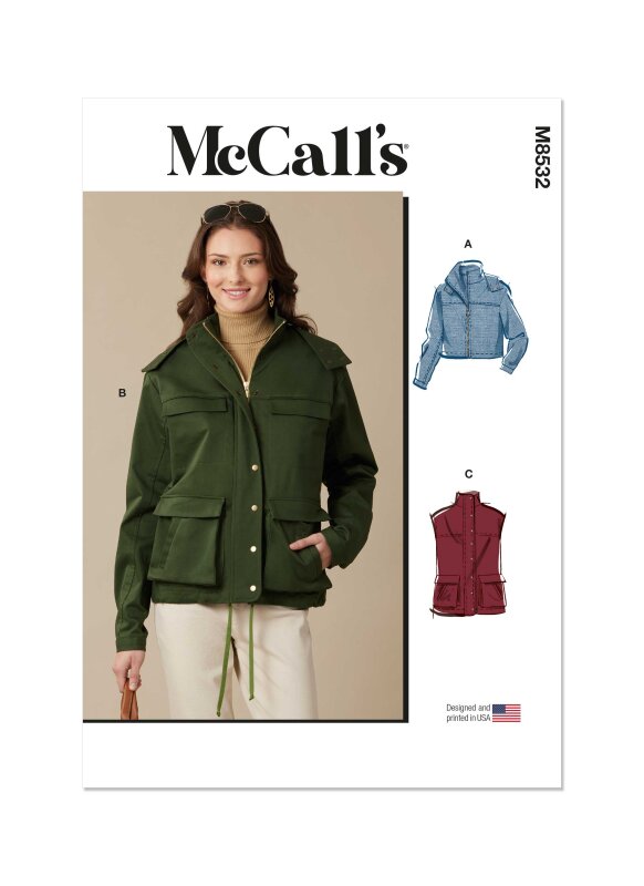 McCALLS Schnittmuster Damen Jacke