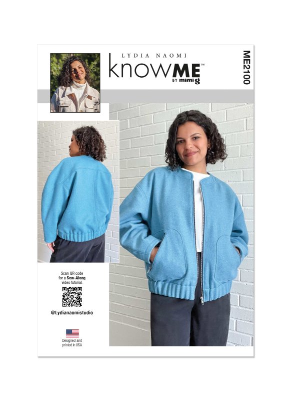 KnowME Schnittmuster Damen Bomberjacke