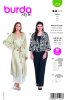 Burda Schnittmuster Damen Kimono & Jacke,  Gr. 36 - 48