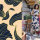 Modestoffe Viskose Satin, Blumen (Kleid)
