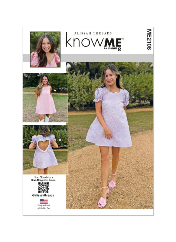 Know Me Schnittmuster Damen Kleid