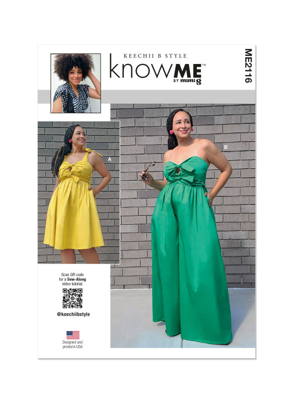 Know Me Schnittmuster Damen Kleid und Jumpsuit