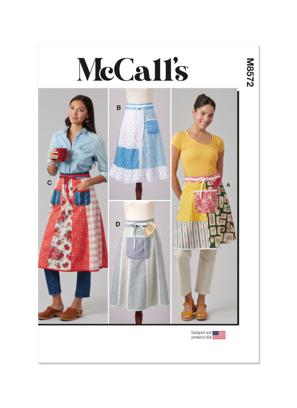 McCalls Schnittmuster Damen Schürze