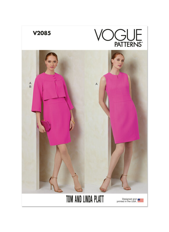 Vogue Schnittmuster Damen Kleid und Jacke von Tom und Linda Platt