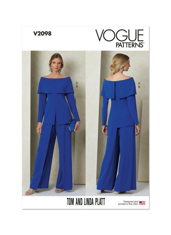 Vogue Schnittmuster Damen Top und Hose von Tom And Linda Platt