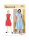 Butterick Schnittmuster Damen Kleid mit Gürtel, Ärmel- und Längenvariationen
