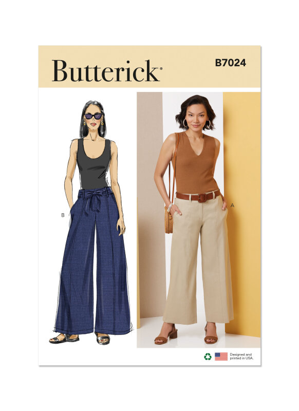 Butterick Schnittmuster Damen Hose