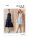 Vogue Schnittmuster  Kleid für Damen in zwei Längen und Bindegürtel