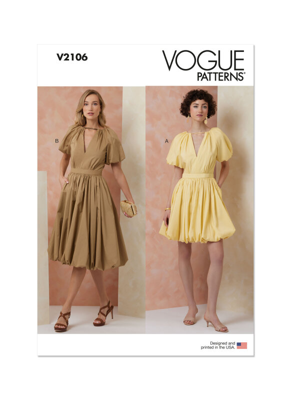 Vogue Schnittmuster  Kleid für Damen