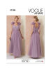 Vogue Schnittmuster  Damen Kleid von Badgley Mischka