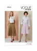 Vogue Schnittmuster  Shorts für Damen
