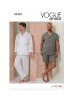 Vogue Schnittmuster  Herren Pajamas
