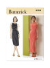 Butterick Schnittmuster Damen Strickkleid in zwei...