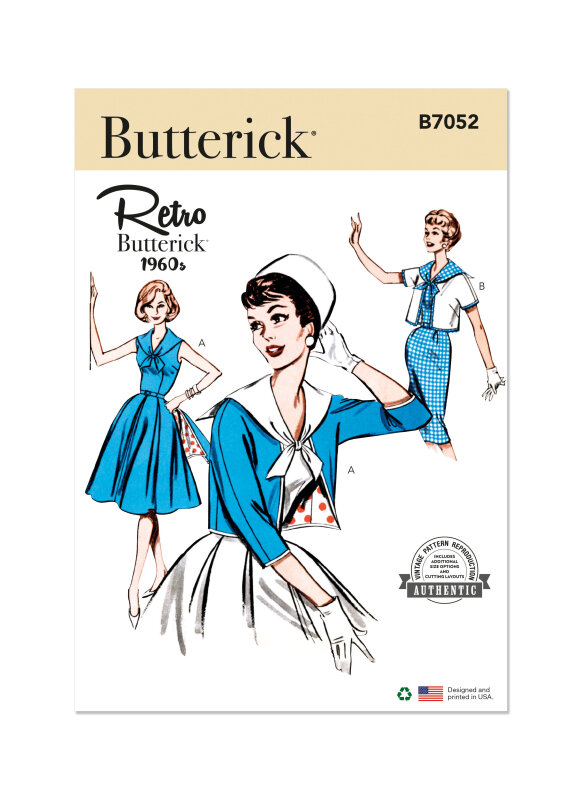 Butterick Schnittmuster Damen Kleid und Jacke