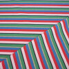 Lurex Strick Streifen