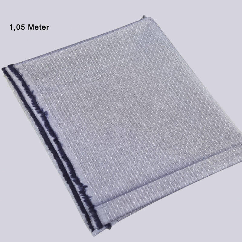 Hochwertiger Hemdenstoff grau Tupfen 1mm; 1,05 Meter
