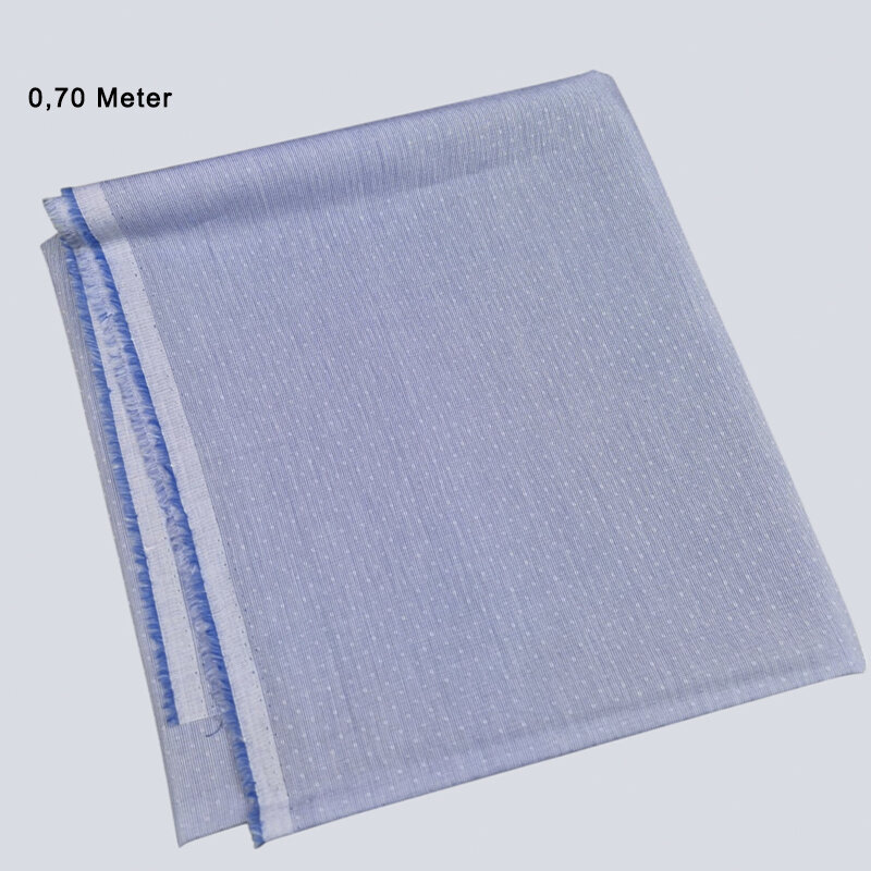 Hochwertiger Hemdenstoff grau Tupfen 1mm; 0,7 Meter
