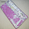 Wendepailletten Multicolor, fuchsia-pink-silber, 0,95 Meter