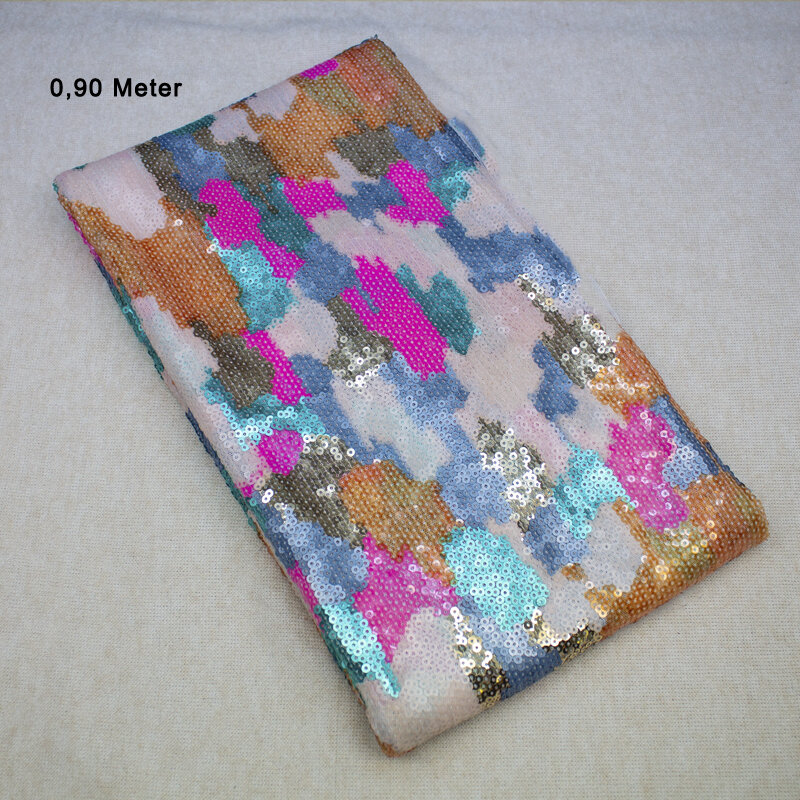 Pailletten Multicolor, 0,90 Meter