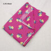 Papagei, Popeline Druck, pink, 0,45 Meter