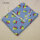 Papagei, Popeline Druck, blau, 0,45 Meter