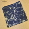 Stretch Jeans bedruckt Batik, blau, 1,00 Meter
