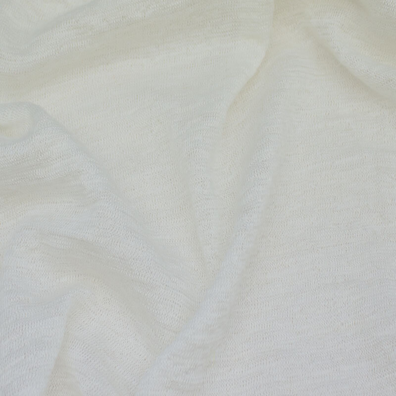 Feiner Mohair Strick Crepe 01 ecru